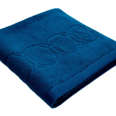 Officine Monogram - Ręcznik kąpielowy 70 x 140 cm Opus Niebieski