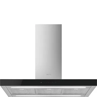 Smeg - Okap wyspowy Universale KBTI9L4VN Czarny