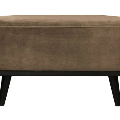 Be Pure - Podnóżek Statement velvet (taupe)