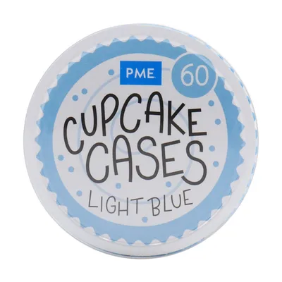 PME Cake - Papilotki do babeczek błękitne 60 sztuk