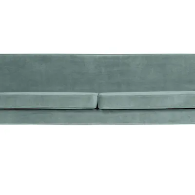 Woood - Sofa Rocco velvet 230 cm (miętowa)
