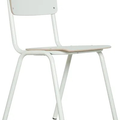 Zuiver - Krzesło BACK TO SCHOOL HPL białe
