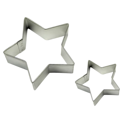 PME Cake - Zestaw 2 metalowych foremek Gwiazda