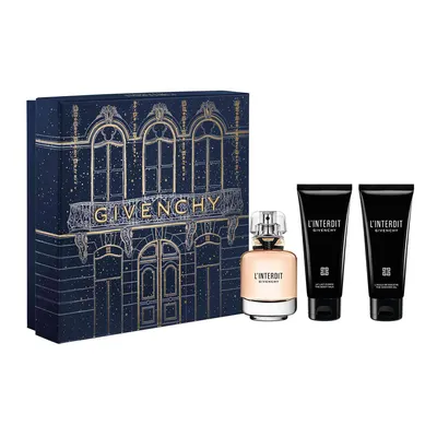 Givenchy L'Interdit Eau de Parfum zestaw - woda perfumowana 50 ml + mleczko do ciała 75 ml + żel pod prysznic 75 ml
