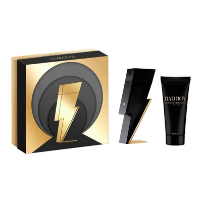 Carolina Herrera Bad Boy zestaw - woda toaletowa 100 ml + żel pod prysznic 100 ml