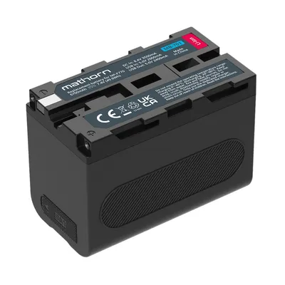 Bateria Mathorn MB-701 6600 mAh USB-C do NP-F770 LED