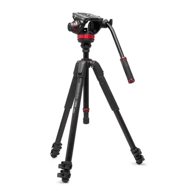 Statyw Manfrotto 055 Video Alu z głowicą 502AH