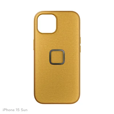 PD Mobile Fabric Case iPhone 15 - Żółte OUTLET