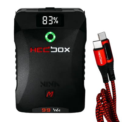 Akumulator Hedbox V-Mount NINA M 99WH / 6700 mAh 15A 14.8V D-TAP USB OLED