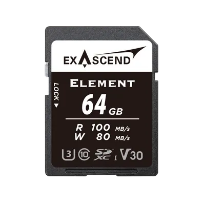 Karta Pamięci Exascend Element UHS-I SD V30 64GB