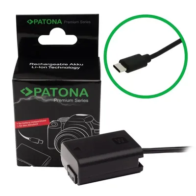 PATONA Adapter Dummy USB-C do Sony NP-FW50