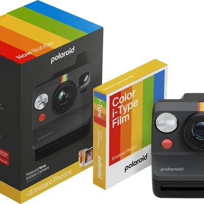 Polaroid Now Gen 3 Black bundle with Color Film (8 photos)