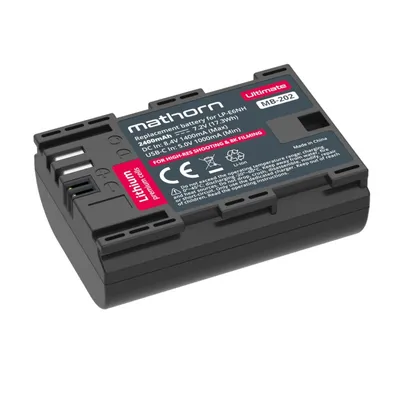 Bateria Mathorn MB-202 Ultimate 2400 mAh USB-C LP-E6NH