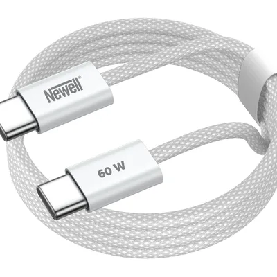 Newell kabel USB-C - USB-C 60 W - 2 m, biały