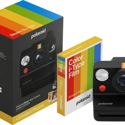 Polaroid Now+ Gen 3 Black bundle with Color Film (8 photos)