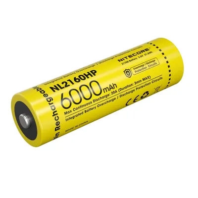 Akumulator Nitecore NL2160HP 21700 6000 mAh 20 A High Performance IPX6