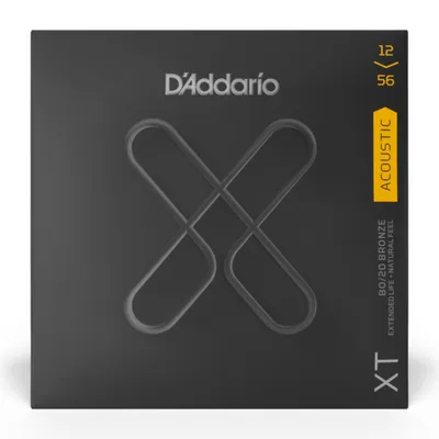 Struny do gitary akustycznej D'Addario XTABR1256 Light Top/Medium Bottom 12-56