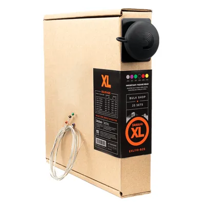 Zestaw bulk strun do gitary elektrycznej D'Addario EXL110-B25 XL Nickel Wound Regular Light 25PACK 10-46