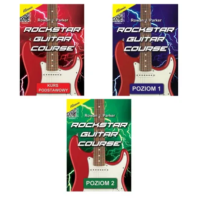 Zestaw Rockstar Guitar Course - Kurs gry na gitarze trzy części