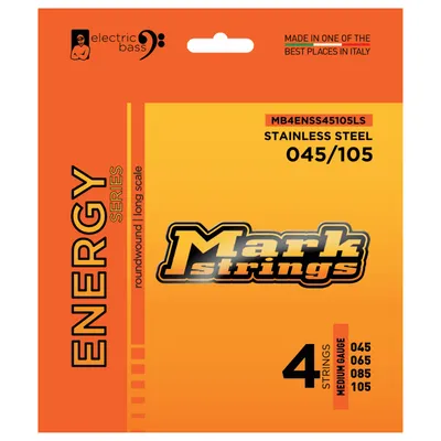 Struny do gitary basowej Markbass ENERGY 45-105 stainless steel do basu
