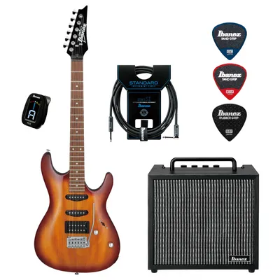 Zestaw gitara elektryczna Ibanez GSA60-BS z combo gitarowym Ibanez IBZ10GV2
