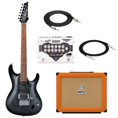 Zestaw gitara elektryczna Ibanez SA260FM-TGB ze wzmacniaczem Taurus SH3CL i kolumną Orange PPC112