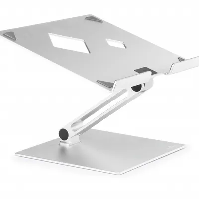 Regulowany uchwyt aluminiowy do laptopa RISE / Durable