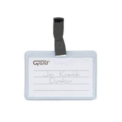 Idenyfikator z Klipem GR-50V 10szt. Miękki /Grand