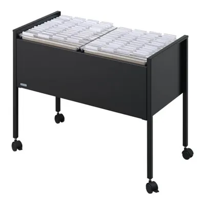 Wózek Na Teczki Zawieszkowe 100 Duo Eco Czarny /Durable 308201