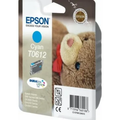 Tusz Epson T0612 Cyan D68/88/Dx3800