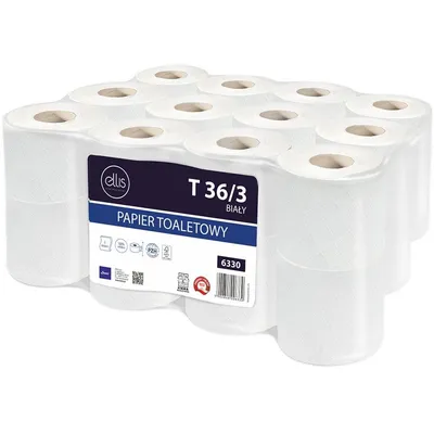 Papier Toaletowy Biały Ellis 3w Celuloza T36 ( 24szt. )