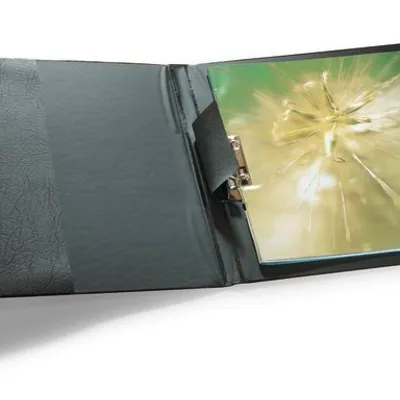 Teczka z Zaciskiem Dźwigniowym PVC na 100 Kartek Kieszonka Czarna /Durable 223001