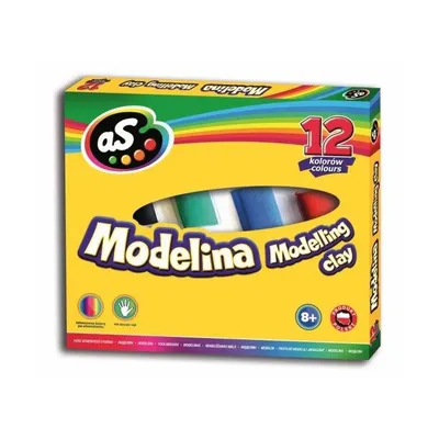 Modelina 12 kolorów AS / Astra