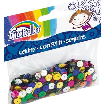 Cekiny confetti GR-C14- 7 kółko łamane Fiorello