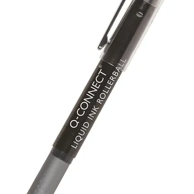 Cienkopis Kulkowy Q-Connect 05mm (Linia) Czarny