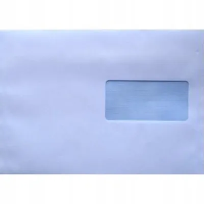 Koperty C5 HK Okno Prawe Środek Białe (162x229mm) A'500