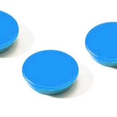 Magnesy Do Tablic 32mm 4szt. Niebieski /Durable 470306