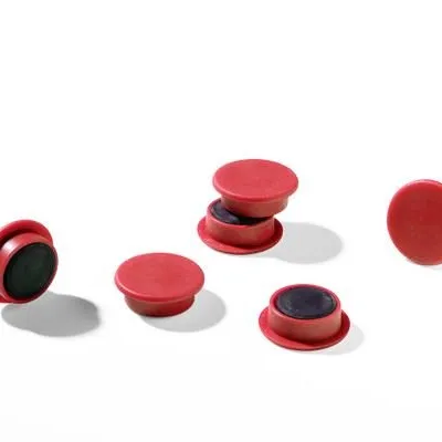 Magnesy Do Tablic 21mm 20szt. Czerwony /Durable 475203