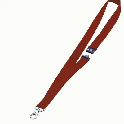 Smycz do Identyfikatorów Zapięcie 20mm Czerwona /Durable 813703