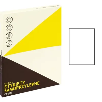 Etykiety Samoprzylepne 210x297 1/A4 A'100 /Grand