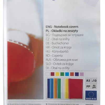 Okładka Na Zeszyt Gimboo Groszkowa A5 90 mikr. Transparentna