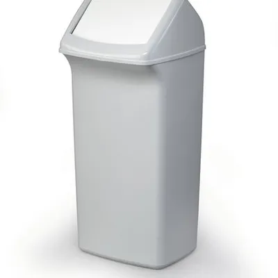 Kosz Na Śmieci z Uchylaną Pokrywką Durabin Flip Square 40 Litrowy Szary /Durable 1809798050