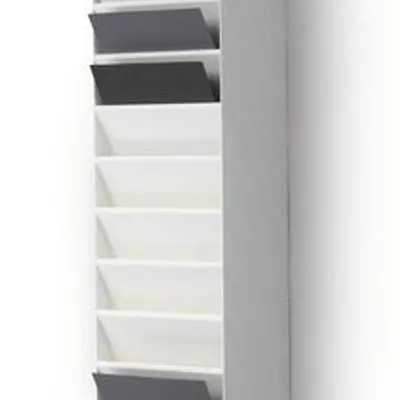 Pojemniki Na Dokumenty FlexiBoxx A4 Pionowe 12szt. Białe /Durable 1709763010