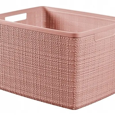 Koszyk Jute L 20l Pudrowy Róż / Curver 255195