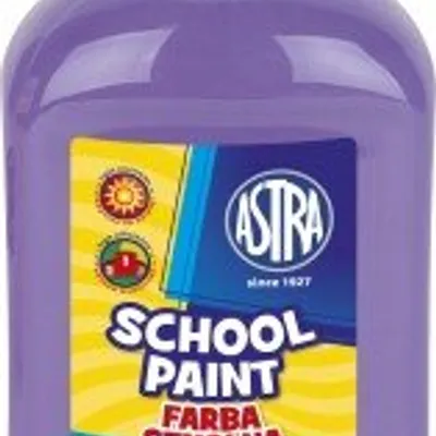 Farba Szkolna Astra 500ml Butelka [301112005] Fioletowa