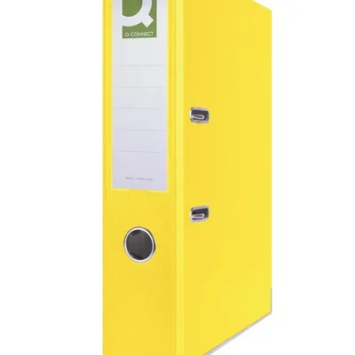 Segregator Q-Connect Hero Z Szyną PP A4/75mm Żółty