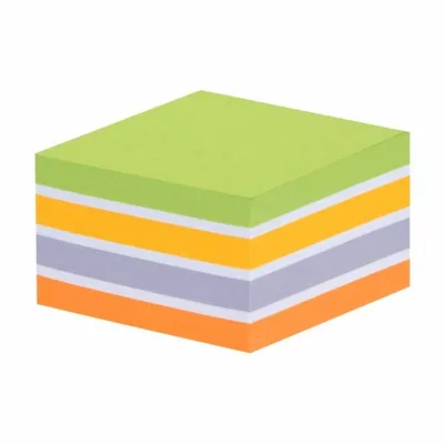 Bloczek Samoprzylepny 75x75 450k 5kol. Energy Zielony /Tres