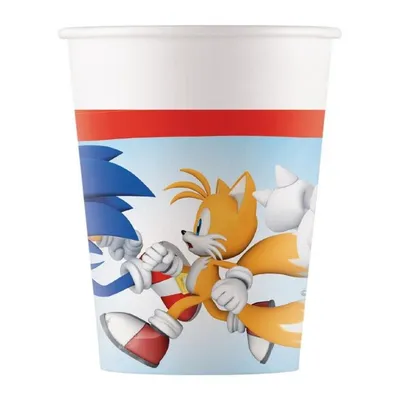 Kubeczki papierowe Sonic 200ml 8szt. /GoDan