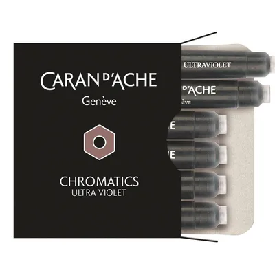 Naboje Caran D'Ache Chromatics Ultra Violet 6Szt. Fioletowe