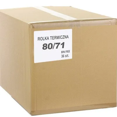 Rolka Termiczna 80x71 karton 36 sztuk